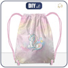 GYM BAG - UNICORNS AND RAINBOW  pat. 2 (WONDERLAND) - small
