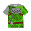 2-PACK - KID’S T-SHIRT - GREEN NINJA - sewing set (128/134)