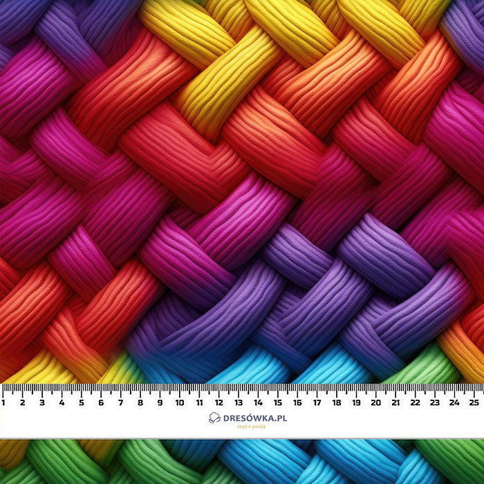 IMITATION COLORFUL SWEATER PAT. 1- Upholstery velour