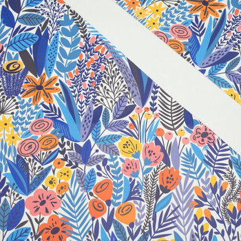 COLORFUL MEADOW - rain cloak fabric