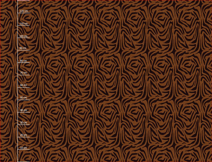 ZEBRA vz. 2 / hnědá - panel úplet