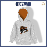 DZIECIĘCA BLUZA Z KAPTUREM (ALEX) - JEEP / LASTRYKO - dzianina pętelkowa (98/104)