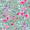 SPRING MEADOW pat. 3 - Woven Fabric for tablecloths