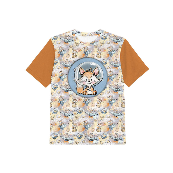 KID’S T-SHIRT - SPACE CUTIES pat. 13 (CUTIES IN THE SPACE) - single jersey (116/122)