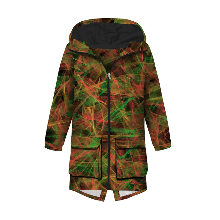 PÁNSKÁ BUNDA PARKA (TOM) - NEON SCRIBBLE vz.1 - Sada šití