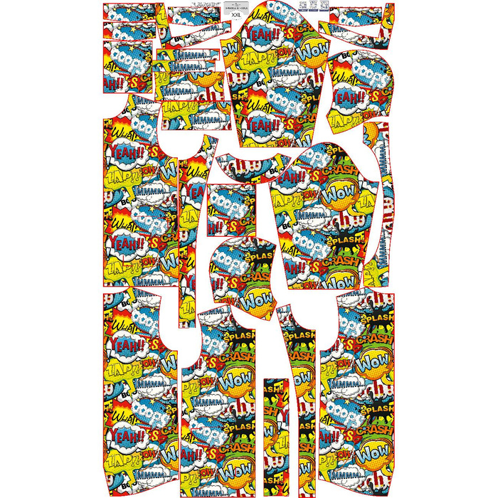 MEN'S PARKA (TOM) - COMIC BOOK - sewing set M