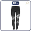 WOMEN'S THERMO LEGGINGS (GRETA) - DAMASCO CONTOUR / black - sewing set S