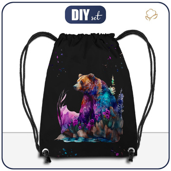 TURNBEUTEL - BEAR - Nähset