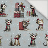 CHRISTMAS PETS WZ. 3 - Webware für Tischdecken
