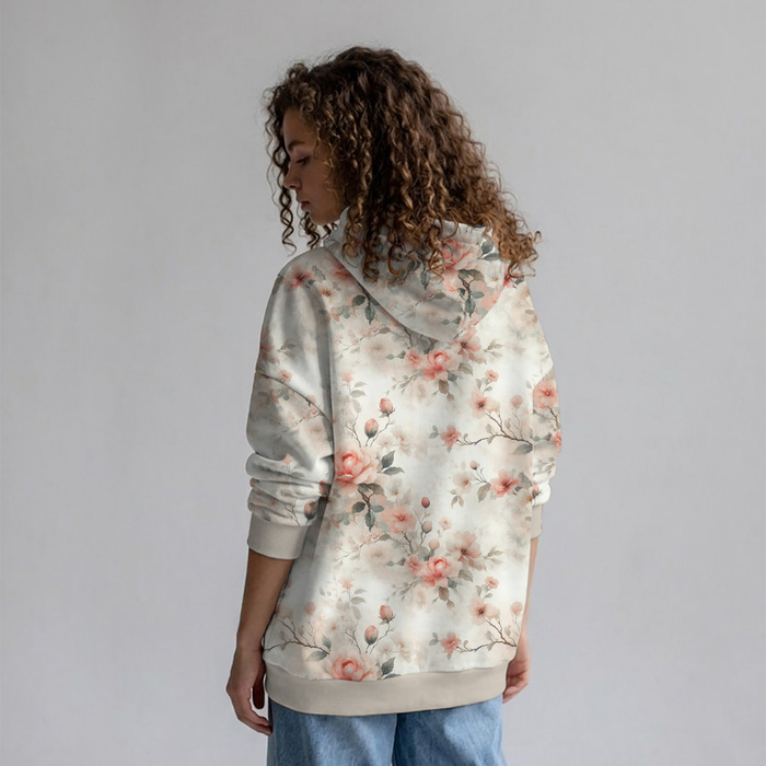 PASTEL FLOWERS WZ. 26 - Slub Weave