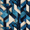 GEOMETRIC WZ. 2- Polster- Velours