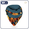 BUTTON SCARF - autumn time wz.8 - sewing set