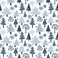 LET IS SNOW wz.13 - Woven Fabric for tablecloths