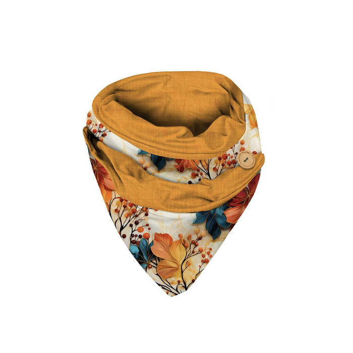 BUTTON SCARF - autumn time wz.7 - sewing set