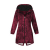 WOMEN'S PARKA (ANNA) - MELANGE / viva magenta - sewing set L