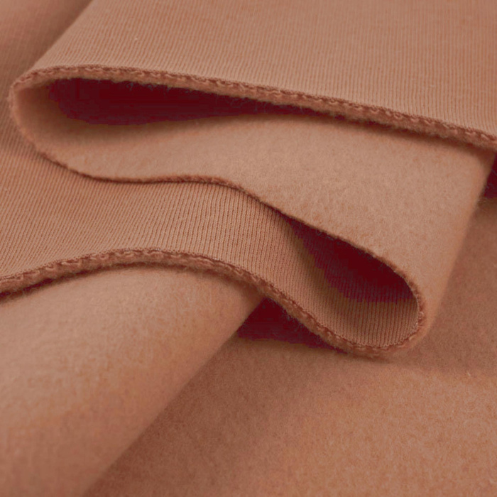 Wintersweat angeraut D300 - MOCHA MOUSSE (M-11)