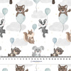 ANIMALS IN CLOUDS pat. 2 - single jersey
