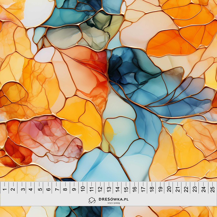 AUTUMN TIME PAT. 12 - Cotton woven fabric