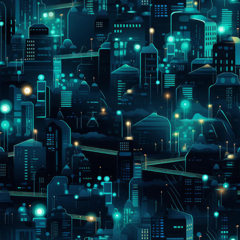 NEON CITY WZ.4 - looped knit fabric with elastane ITY