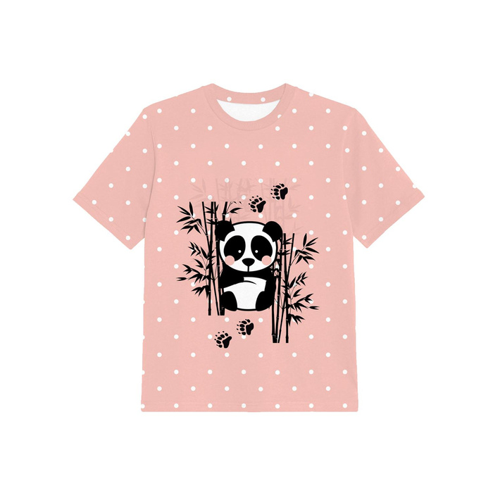 2-PACK - KINDER T-SHIRT  - PANDAS - Nähset (128/134)