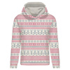 CLASSIC WOMEN’S HOODIE (POLA) - NORWEGIAN MIX  PAT. 1 (NORWEGIAN PATTERNS) - looped knit fabric - XXXL