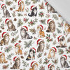 CHRISTMAS PETS WZ. 1 - tkanina bawełniana