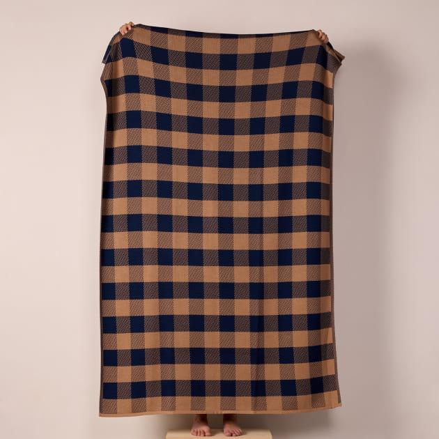 CHECK VICHY/ Mocha Mousse  - Waterproof woven fabric