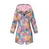PARKA DAMSKA (ANNA) - PASTEL FLOWERS WZ.19 - softshell M