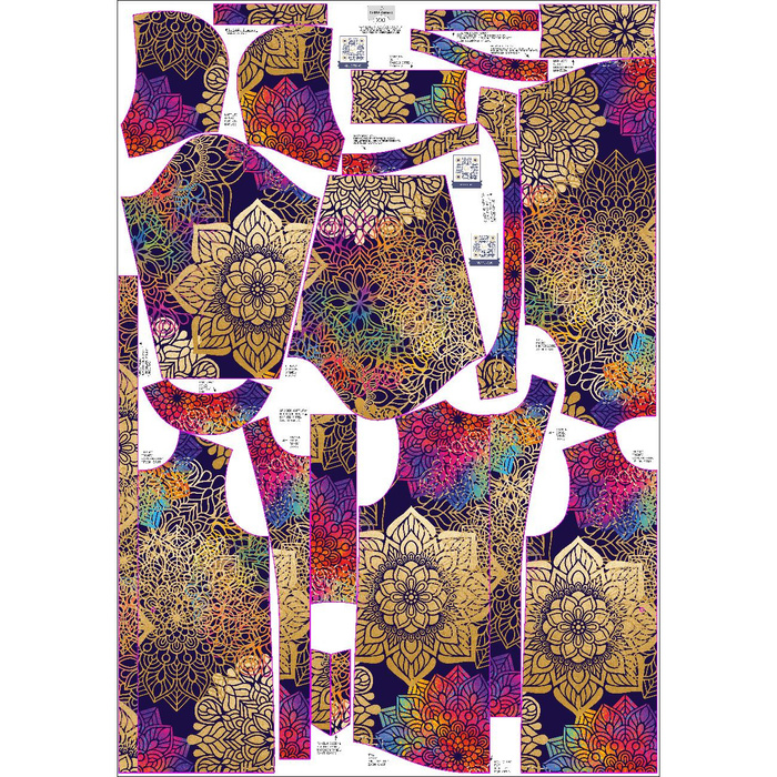 WOMEN'S PARKA (ANNA) - MANDALA pat. 2 - sewing set