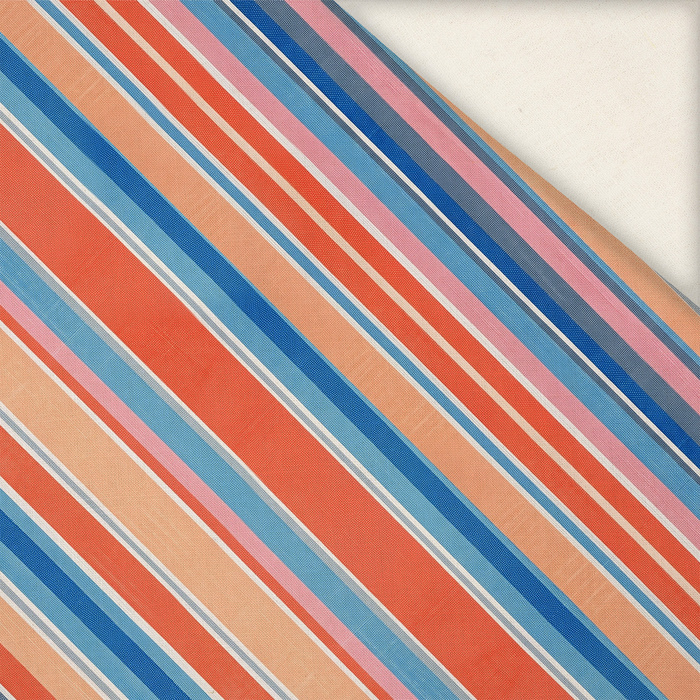 RETRO GEOMETRIC WZ. 8 - Linen 100%
