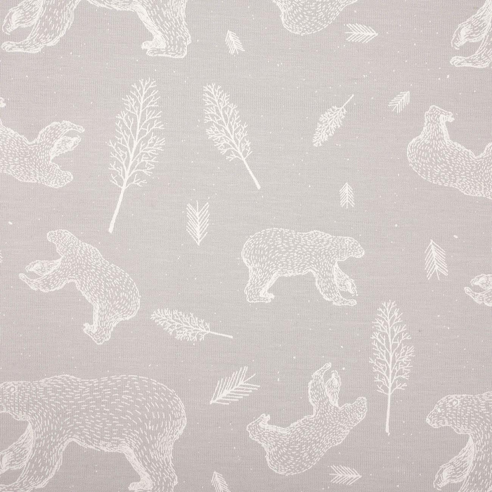 BÄREN (KONTUR) / zement - Single Jersey TE210