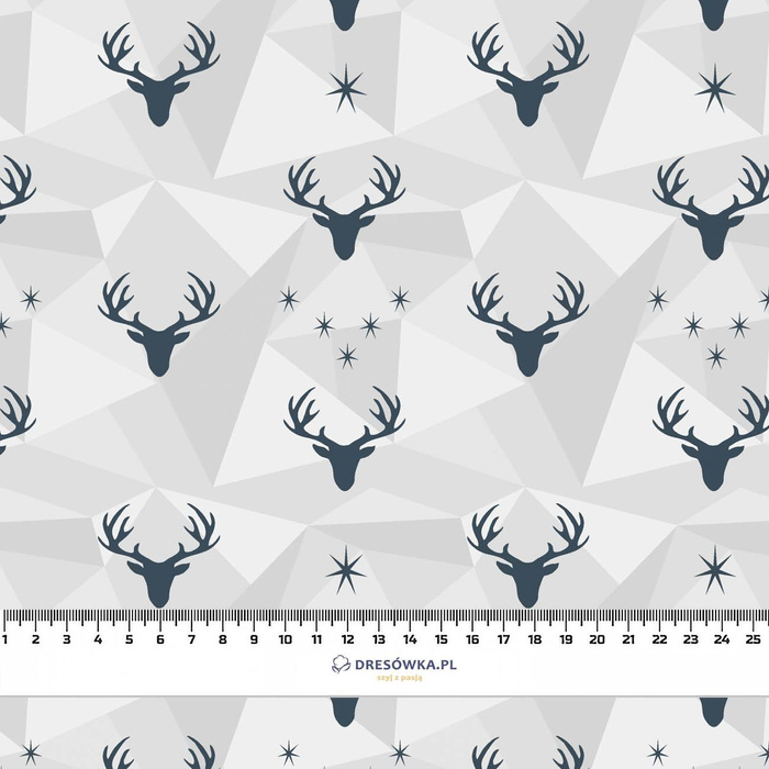 DEERS (adventure) / grey - Hydrophobic brushed knit