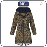 DÁMSKÁ BUNDA PARKA (ANNA) - KOUZELNÝ DAMASCO vz. 1 (KOUZELNÁ ŠKOLA) / zlatá - softshell