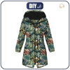 WOMEN'S PARKA (ANNA) - SUCCULENT PLANTS PAT. 8 - sewing set XXL