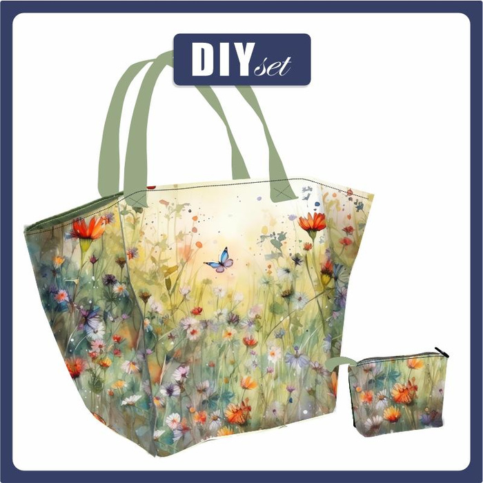Torba XL z saszetką 2 w 1 - MAGIC MEADOW - zestaw do uszycia
