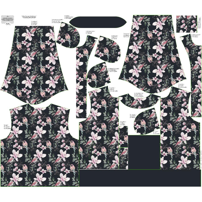 DAMEN BOMBERJACKE (KAMA) - SPRING MELODY M. 2 - Nähset S