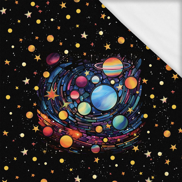 NEON GALAXY WZ.13 - panel (60cm x 50cm)- single jersey s elastanem ITY