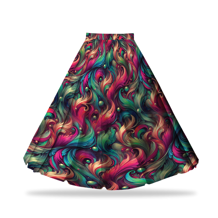 Panel kalhot "MAXI"/ Colorful feathers 