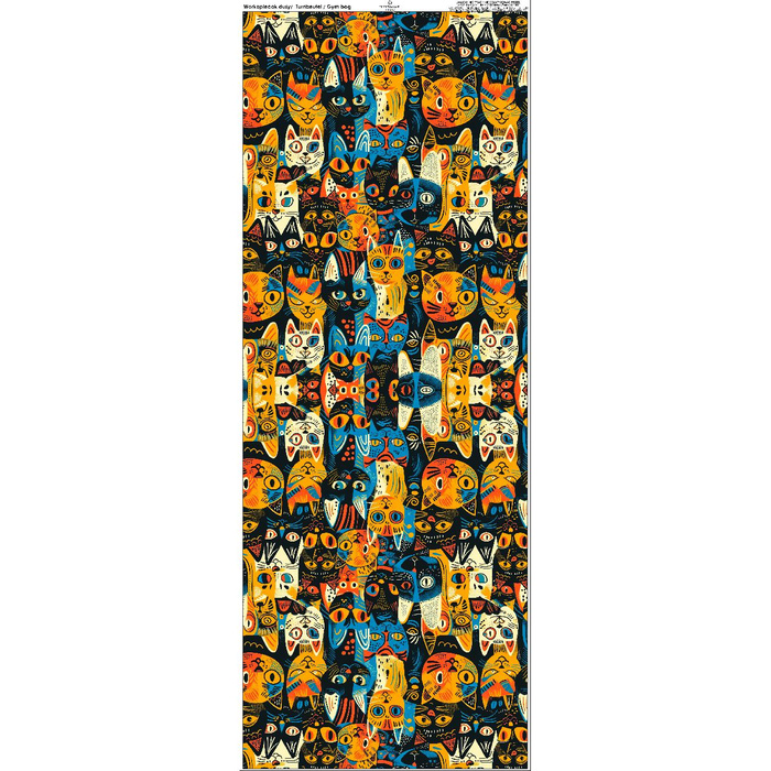 GYM BAG - ANIMALS PAT.6 - big