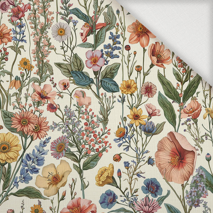 PASTEL FLOWERS WZ. 34 - Tkanina na ubrusy
