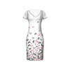 SCHMETTERLINGE ROSA - Kleid-Panel Baumwoll Musselin