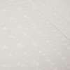STARS / white - Embroidered cotton fabric