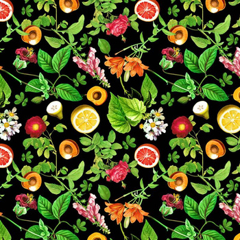 MINI PARADISE FRUITS pat. 2 (PARADISE GARDEN)  - Woven Fabric for tablecloths