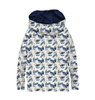 SNOOD SWEATSHIRT (FURIA) - RETRO FLOWERS PAT. 4 - looped knit fabric - XXL