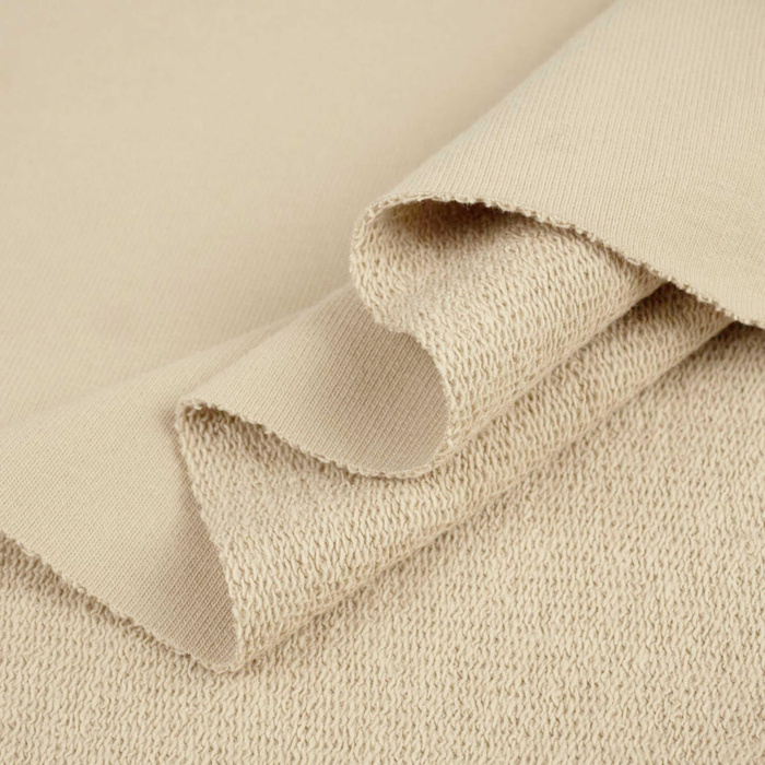 Dicker Sommersweat 290g - STROH BEIGE (D-207)