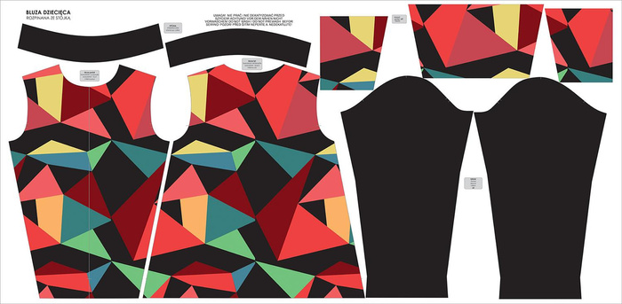“MAX” KINDER TRAININGSJACKE - EIS MS. 2 / bunt - Funktionsstoff (Maschenstoff) (146/152)