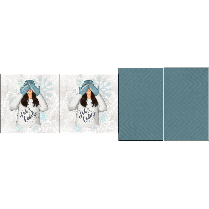 DECORATIVE PILOWS - LET'S CUDDLE MS. 2 (WINTER IN THE CITY)