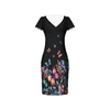 BEAUTIFUL BUTTERFLY WZ. 4 - panel pro šaty krep