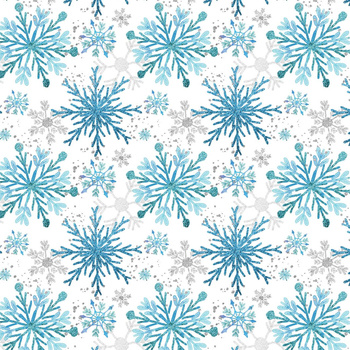 BLAUE SCHNEEFLOCKEN M. 2