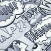 COMICS (black-white) - Waterproof woven fabric